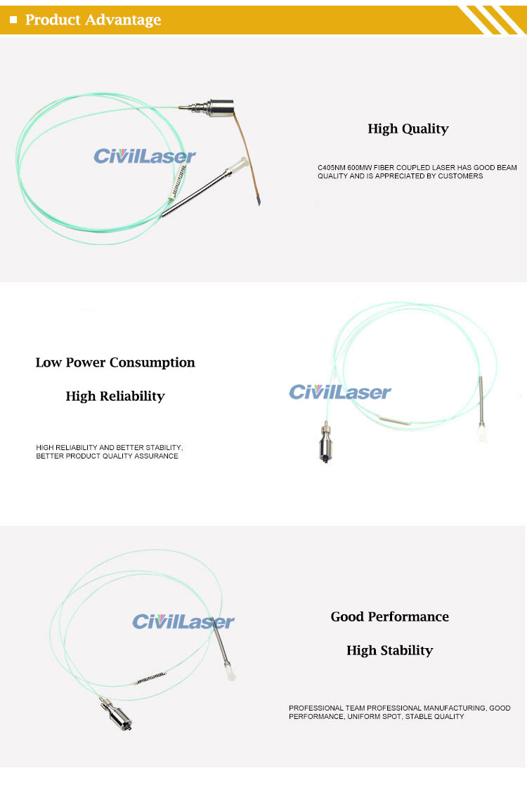 405nm fiber coupled laser